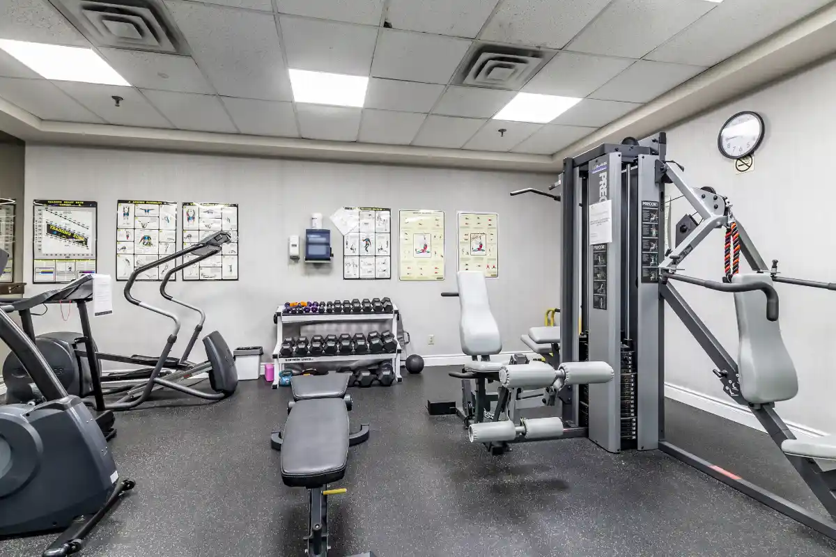 Fitness area.